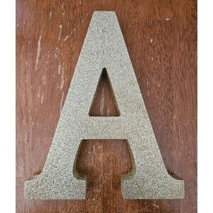 Wall Decor Letter A Gold Sparkly Girl Room Decorations Hanging